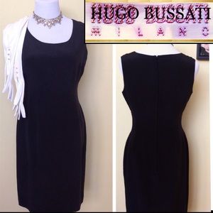 Vintage Hugo Busscati-Milano Holly-Go-Silk LBD